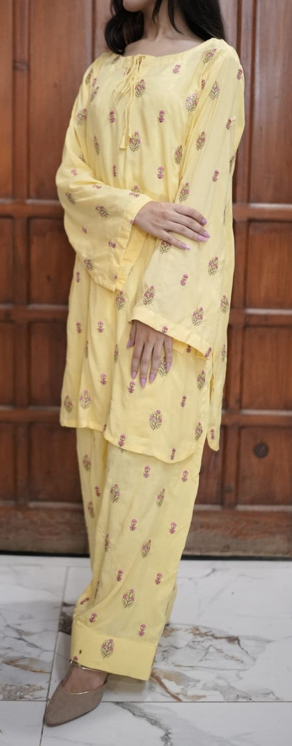 Gul-e-Shereen Embrioded 2 Piece