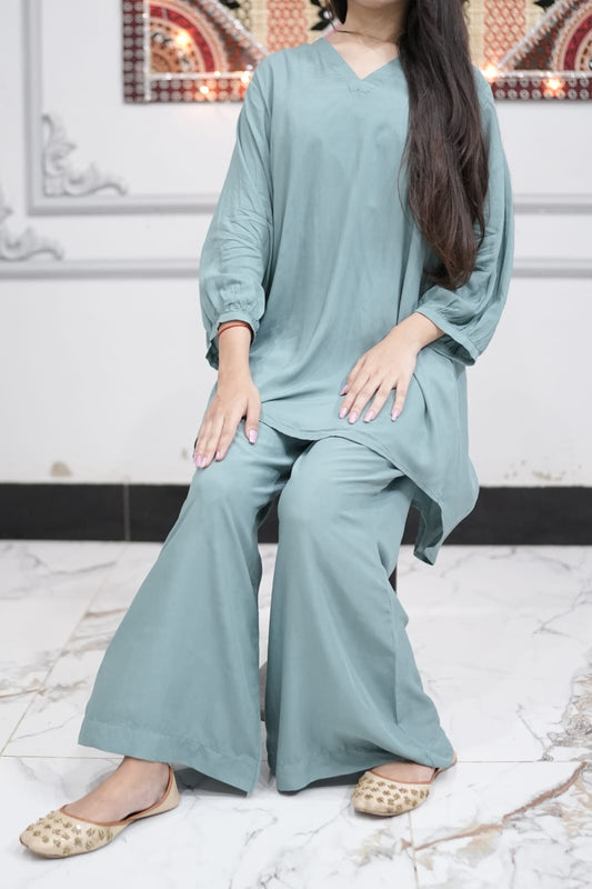 Twin Aura Plain Co-ord Set