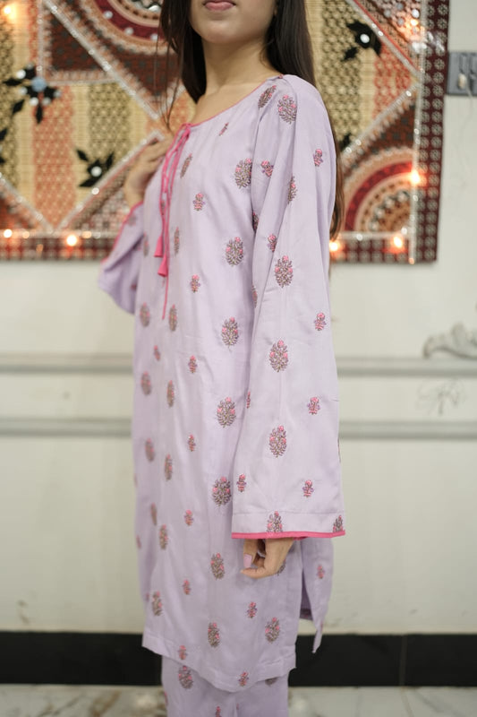 Gul-e-Shereen Embrioded 2 Piece